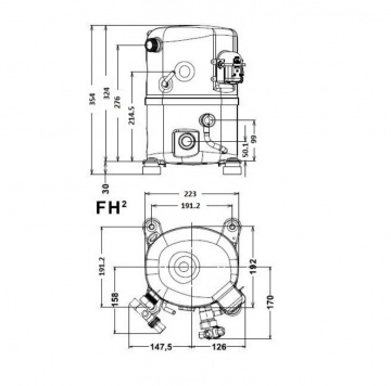 Motor monofazat Tecumseh L
